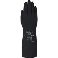 Gants d,usage moyen r&eacute;sistants aux produits chimiques AlphaTec 38001PP, Taille 7, 14" lo, Caoutchouc butyle, 14 mils Les Fournitures Industrielles Méga