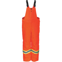 Combinaison robuste trilob&eacute;e ignifug&eacute;e anti-d&eacute;chirure de 300D Journeyman, Polyester, Petit, Orange haute visibilit&eacute; Les Fournitures Industrielles Méga