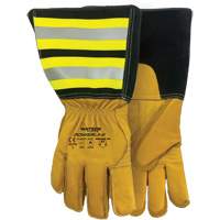 Gants r&eacute;sistants &agrave; l'eau Powerline, Cuir, Moyen Les Fournitures Industrielles Méga