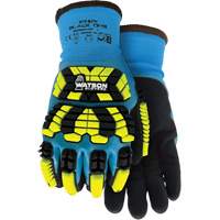 Gants d'hiver antichocs 9393TPR Stealth Black Ops, Petit, Paume en Mousse de latex, Poignet Poignet en tricot Les Fournitures Industrielles Méga