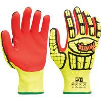 Gants r&eacute;sistant aux coupures et chocs, Petit, Paume en Synth&eacute;tique, Poignet Poignet en tricot Les Fournitures Industrielles Méga