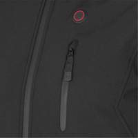 Veste chauffante Softshell, Hommes, Petit, Noir Les Fournitures Industrielles Méga