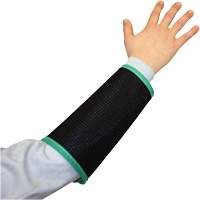 Kut Gard&reg; 2-Ply Cane Mesh Sleeve, Nylon, 9", ASTM ANSI Level A4, Black Les Fournitures Industrielles Méga