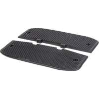 Speed Hump End Caps, Rubber, 3' L x 20" W x 2" H Les Fournitures Industrielles Méga