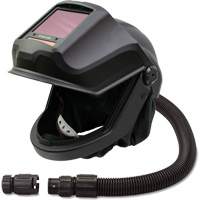 Masque respiratoire &agrave; adduction d'air et casque de soudage &agrave; visi&egrave;re relevable avec ADF et refroidisseur DEFENDER, Universel, Pi&egrave;ce faciale Les Fournitures Industrielles Méga