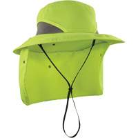 Chill-Its 8934 Ranger Hat with Neck Shade, Small/Medium, Hi-Vis Lime Les Fournitures Industrielles Méga