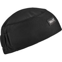 Chill-Its 6630 High-Performance Skull Cap with Terry Cloth Sweatband, Black Les Fournitures Industrielles Méga