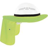 Chill-Its 6661 Universal Hard Hat Brim with Neck Shade, Hi-Vis Lime Les Fournitures Industrielles Méga