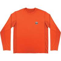 Chemise de refroidissement &agrave; manches longues avec protection solaire et UV Chill-Its 6689, Orange, Petit Les Fournitures Industrielles Méga