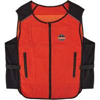 Chill-Its 6255 Lightweight Phase Change Cooling Vest (Vest Only), Small/Medium, Orange Les Fournitures Industrielles Méga