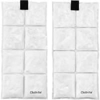 Chill-Its 6260 Lightweight Phase Change Cooling Vest with Rechargeable Packs, Small/Medium, Orange Les Fournitures Industrielles Méga