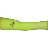 Max Cut Resistant Sleeves - Small, TenActiv, 12", ASTM ANSI Level A9, High Visibility Lime Les Fournitures Industrielles Méga