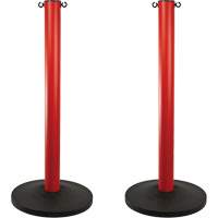 Montant industriel, Hauteur de 37", Rouge Les Fournitures Industrielles Méga