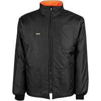 Manteau haute visibilit&eacute; 7-en-1, Polyester, Orange haute visibilit&eacute;, T-petit Les Fournitures Industrielles Méga