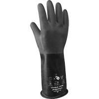 879R Acid-Resistant Gloves, Size Medium/8, 14" L, Butyl Rubber, 28-mil Les Fournitures Industrielles Méga