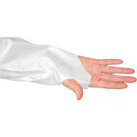 CoverMe Gown with Thumbholes, One Size, White, Polyethylene Les Fournitures Industrielles Méga