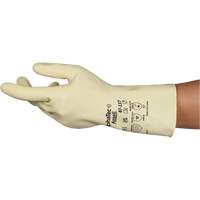 Gants naturels et l&eacute;gers AlphaTec 87-137, Taille 7, 11,8" lo, Latex de caoutchouc, 16 mils Les Fournitures Industrielles Méga