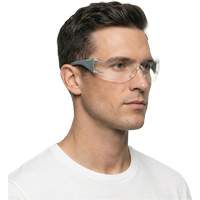 Adapt Lite Grey/Green Safety Glasses, Clear Lens, Anti-Fog/Anti-Scratch, ANSI Z87+/Meets/Exceeds CSA Z94.3 Les Fournitures Industrielles Méga