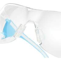 Adapt Lite Blue/White Safety Glasses, Clear Lens, Anti-Fog/Anti-Scratch, ANSI Z87+/Meets/Exceeds CSA Z94.3 Les Fournitures Industrielles Méga