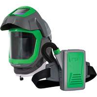 Masque de respirateur Z-Link avec joint de visage, visi&egrave;re & montage &agrave; ceinture, Respirateur &agrave; masque/Masque de soudage, Pile Lithium-ion Les Fournitures Industrielles Méga