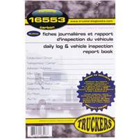 Carnet bilingue de registre quotidien et de rapport d'inspection de v&eacute;hicule Les Fournitures Industrielles Méga