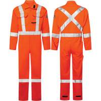 Combinaisons Avenger, 7 oz, Taille 36, Orange haute visibilit&eacute; Les Fournitures Industrielles Méga