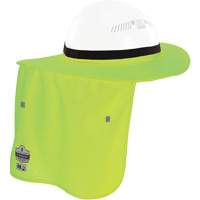 Bordure FR vert lime pour casque de chantier avec cache-cou Les Fournitures Industrielles Méga