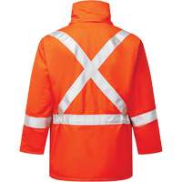 Avenger 9 oz High-Visibility Insulated Parka, Style 515, Men's, X-Small, Orange Les Fournitures Industrielles Méga