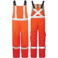 Avenger 9 oz High-Visibility Insulated Bib Pants, Style 525, Men's, X-Small, Orange Les Fournitures Industrielles Méga