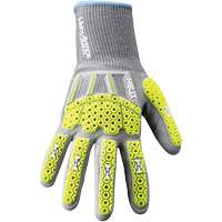 Gants antichocs Helix 3013IMP, 2T-petit/5, Paume en PEHP, Poignet &eacute;lastique Les Fournitures Industrielles Méga