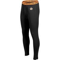Pantalon de sous-couche l&eacute;ger, Hommes/Femmes, Moyen, Noir Les Fournitures Industrielles Méga