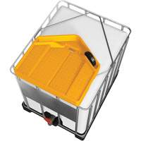 Large 3.9 Gal. Yellow Chemically-Resistant Polyethylene IBC Funnel Les Fournitures Industrielles Méga