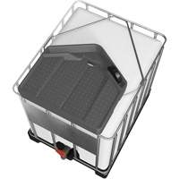 Large 3.9 Gal. Grey Chemically-Resistant Polyethylene IBC Funnel Les Fournitures Industrielles Méga