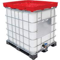 Full Size 30 Gal. Red Chemically-Resistant Polyethylene IBC Funnel Les Fournitures Industrielles Méga