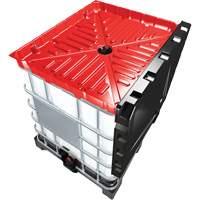 Full 30 Gal. Red IBC Funnel Kit Les Fournitures Industrielles Méga