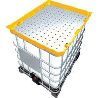 Full 30 Gal. Yellow IBC Funnel Kit Les Fournitures Industrielles Méga