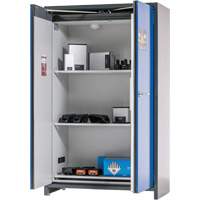 Armoire dentreposage de batteries lithium-ion avec recharge int&eacute;gr&eacute;e et r&eacute;sistance au feu de 90 minutes Les Fournitures Industrielles Méga