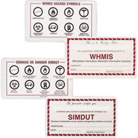 Cartes de portefeuille SIMDUT Les Fournitures Industrielles Méga