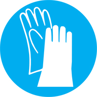 Right to Know Pictogram Labels -Boots, Vinyl, Sheet, 5/8" L x 3/4" W Les Fournitures Industrielles Méga