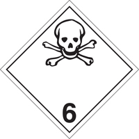 Plaque-&eacute;tiquette TMD mati&egrave;res toxiques, Aluminium Les Fournitures Industrielles Méga