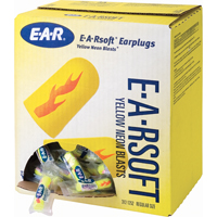 E-A-Rsoft Yellow Neon Blasts Earplugs, Bulk - Polybag Les Fournitures Industrielles Méga