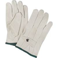Standard-Duty Ropers Gloves, Medium, Grain Cowhide Palm Les Fournitures Industrielles Méga