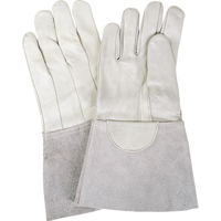 Gants de soudage &agrave; l'arc TIG, Cuir fleur de mouton, Taille Moyen Les Fournitures Industrielles Méga