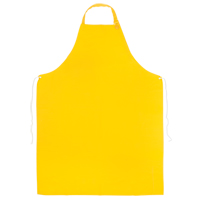PVC Apron, PVC, Yellow, 35" W x 45" L Les Fournitures Industrielles Méga