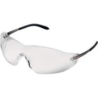 Blackjack&reg; Safety Glasses, Clear Lens, Anti-Scratch, ANSI Z87+/Meets/Exceeds CSA Z94.3 Les Fournitures Industrielles Méga