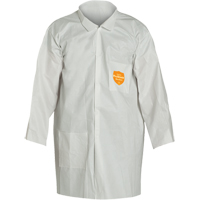 ProShield&reg; 60 Lab Coat, Microporous/Polypropylene, White, Medium Les Fournitures Industrielles Méga