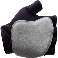 Gants antichocs sans doigts, main droite, T-petit, Paume en Cuir refendu, Poignet &agrave; enfiler Les Fournitures Industrielles Méga