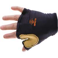 Gant antichoc sans doigts &agrave; prise d'outil, main droite, Taille T-petit, Paume Cuir fleur Les Fournitures Industrielles Méga