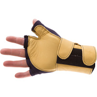Gants de protection sup&eacute;rieure contre les impacts & les microtraumarismes r&eacute;p&eacute;t&eacute;s, main droite, Taille T-petit, Paume Cuir fleur Les Fournitures Industrielles Méga