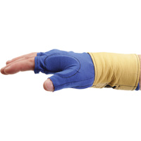 Doublure de gant sans doigts avec retenue au poignet, Taille T-petit, Paume Poly-coton Les Fournitures Industrielles Méga